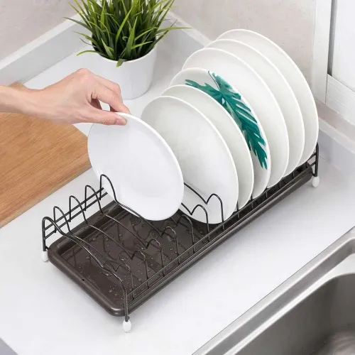 Image of HomeCloud Stainless Steel Plate Rack | Transform Your Kitchen with Our Exquisite