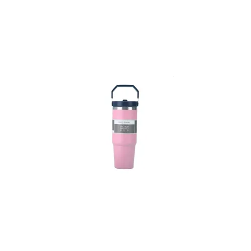 Image of HomeCloud Travel Mug - 30 oz / 890 ml Double Wall Insulated Tumbler with Straw | Premium Steel Coffee Mug for Hot & Cold