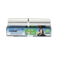 HOMEFOIL 2-in-1 Paper & Silver Converted Aluminium Foil (350 Grams) for Packing