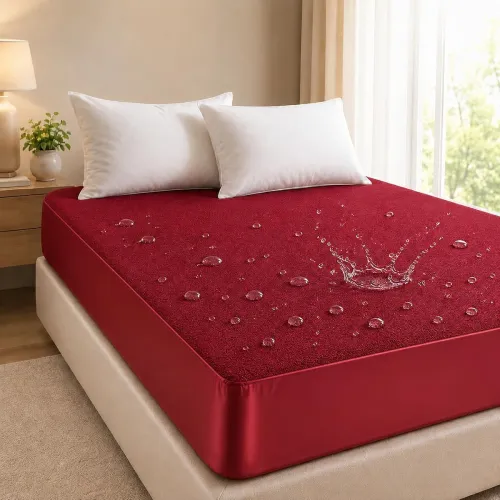 Image of HOMEKART Premium Terry Mattress Protector