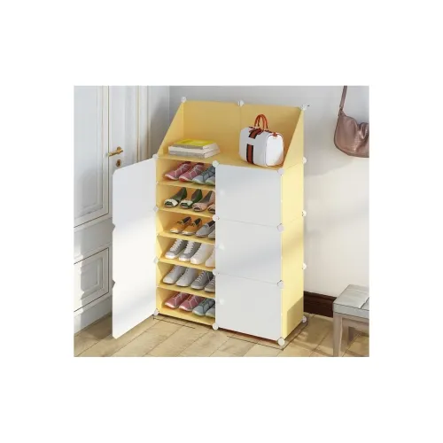 Image of Homeland Shoe Rack Portable Shoe Rack Organizer/Multi-Purpose Shelf Storage Cabinet Stand Expandable for Heels, Boots, S