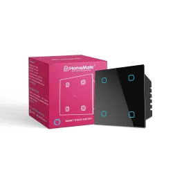 HomeMate® Wi-Fi Smart 4 Gang Touch Switch