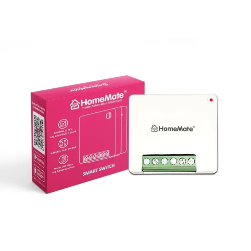 Image of HomeMate WiFi Smart Switch (2 Node) – Hub-Free, Manual Control