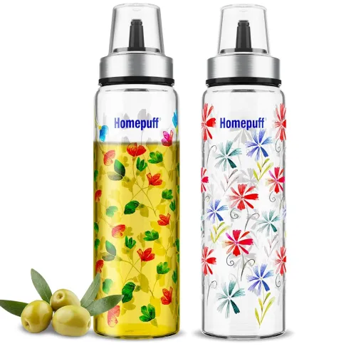 Image of Homepuff High-Borosilicate Glass Oil Dispenser Bottles Set So2