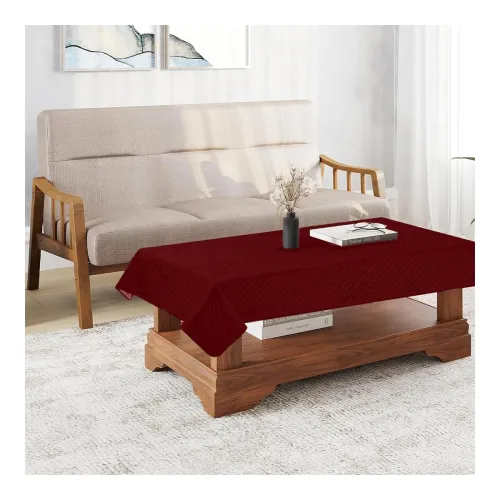 Image of Homerz Quilted Velvet Center Table Cover