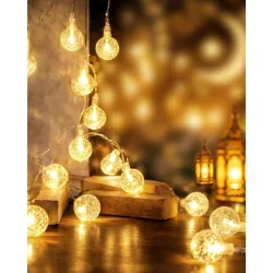 Homesake® 20 LED Copper Wire Fairy String Lights (5 m, Glass Ball, Plug-in, Waterproof, Decorative)