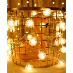 Homesake Snow Ball 20-LED Fairy Lights