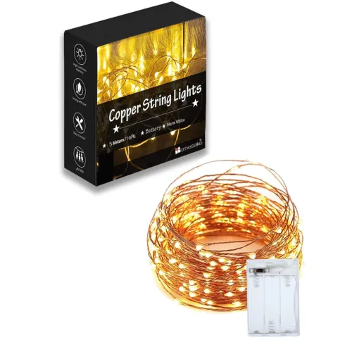 Image of Homesake 50 LED Fairy Lights (5m, Warm White)