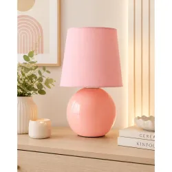Homesake® Bedside Ceramic Incandescent Table Lamp,Classic Desk Lamp for Living