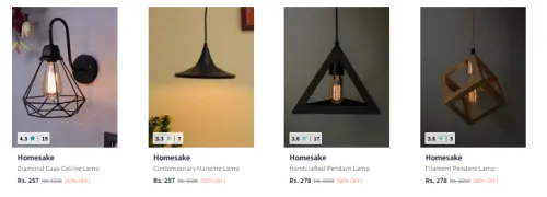 Image of Homesake Ceiling Lamps starting @ ₹257