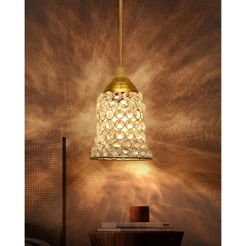 Image of Homesake® Crystal Pendant Bell Light