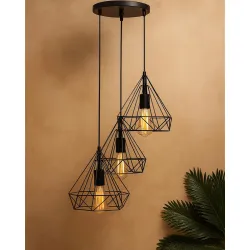 Homesake Hanging Light Diamond Cluster-Modern Ceiling Pendant Light for Home Decoration