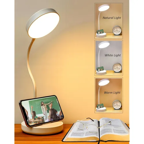 Image of Homesake® LED Desk Lamp Rechargeable Battery Operated