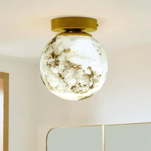 Image of Homesake® Metal Dual Ring Glove Ceiling Lamp Light