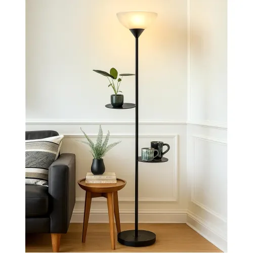 Image of Homesake® Sky Dome Standing Lamps with Acrylic Shade