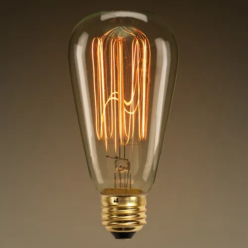 Image of Homesake® ST64 Pear Shape Edison Filament Bulb