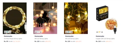 Image of Homesake String Lights staring @ ₹99