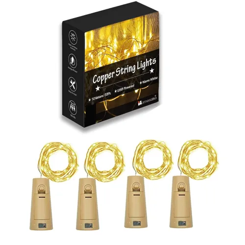 Image of Homesake® Wine Bottle Cork 20 LED 