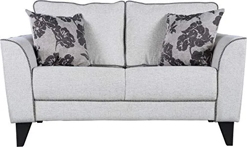 Image of HomeTown Chester Plus Beige Fabric Two-Seater Sofa