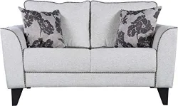 HomeTown Chester Plus Beige Fabric Two-Seater Sofa