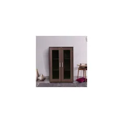 HomeTown Epson Engineered Wood Storage Cabinet in Beech Chocolate Colour