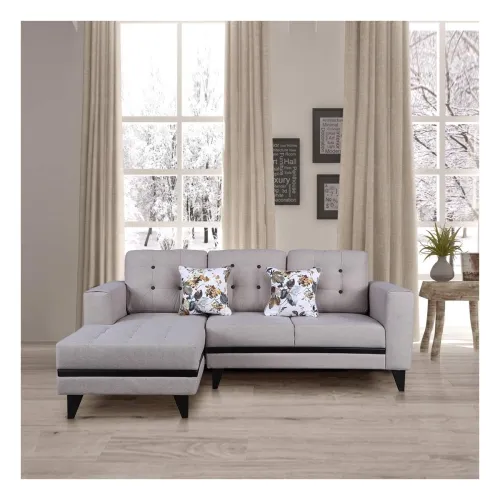 Image of HomeTown Fabric Garcia Lounger (Beige)