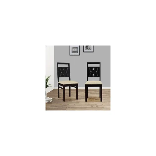 Image of HomeTown Flora Solid Wood Dining Chair Set of 2