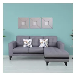 HomeTown Garcia Fabric Lounger (Grey)