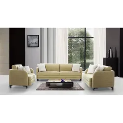 Hometown Grace Fabric 4 Seater Sofa 