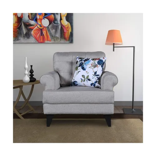 Image of HomeTown Paddington Plus Fabric Single Seater Sofa