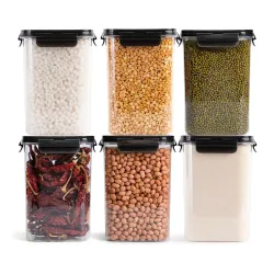 HomeWiz 1400ml Airtight Kitchen Storage Container (Set of 6)