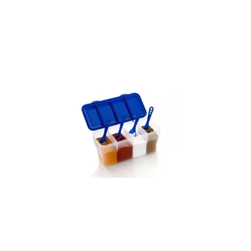 Image of HomeWiz 4 Section Kitchen Storage Box