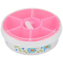 Homewiz 7-Section Masala Rangoli Box