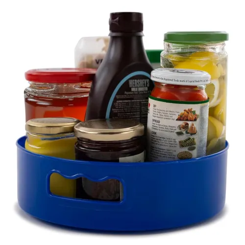 Image of HomeWiz Multi-Purpose 360° Rotating Organizer Tray | Kitchen Accessories Items | Kitchen Organizer Rack | Kitchen Tools 