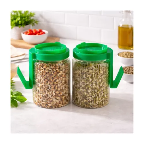 Image of HomeWiz Sprout Maker Jar | Set of 2