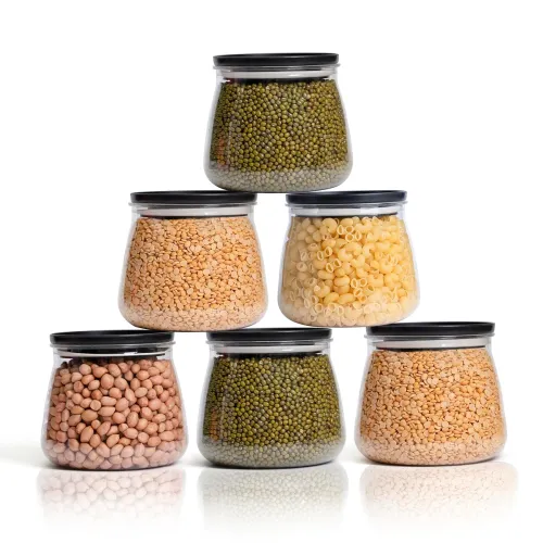 Image of HomeWiz Stakable Matuki Storage Jar 6Pcs (6*800ml)