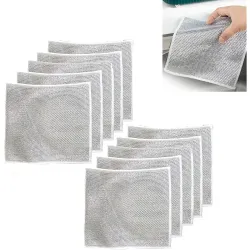 Homeybiz Non-Scratch Wire Dishcloth Pack of 10