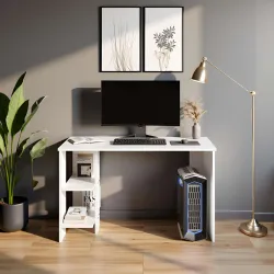 HOMIBOSS Engineered Wood Computer Table 100 x 50 x 77 cm