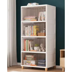 HOMIFLY 4 Tier X-large Plastic Wardrobe for Clothes