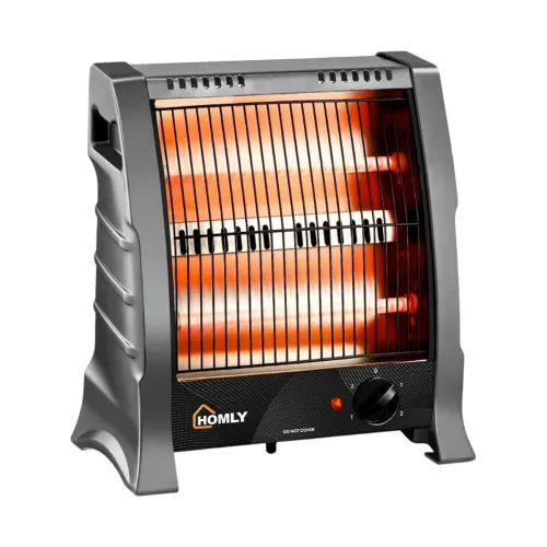Image of Homly Ritz 800 Watts Quartz Room Heater with Dual Heating Tubes | Dual Heating Settings For 400W & 800 W | Tip-over Prot