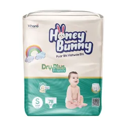 Honey Bunny Baby Diaper Pants Super Soft Dry Plus 12 Hour protection S-78