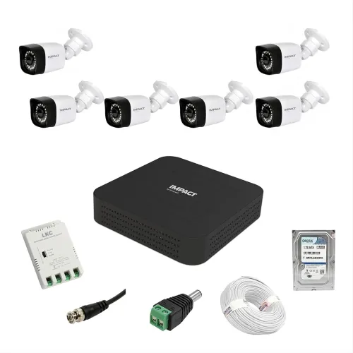 Image of Honeywell 2MP CCTV Security Kit 6 Camera