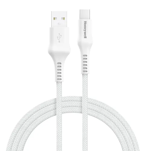 Image of Honeywell USB A to Type C Cable, 4 Feet (1.2M), PD 60W, QC 3.0, Fast Charge & Sync Cable, Nylon Braided Cable for Apple 