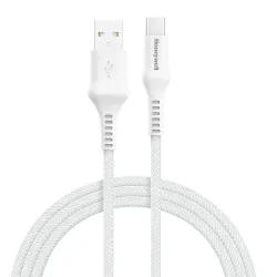 Honeywell USB A to Type C Cable, 4 Feet (1.2M), PD 60W, QC 3.0, Fast Charge & Sync Cable, Nylon Braided Cable for Apple 