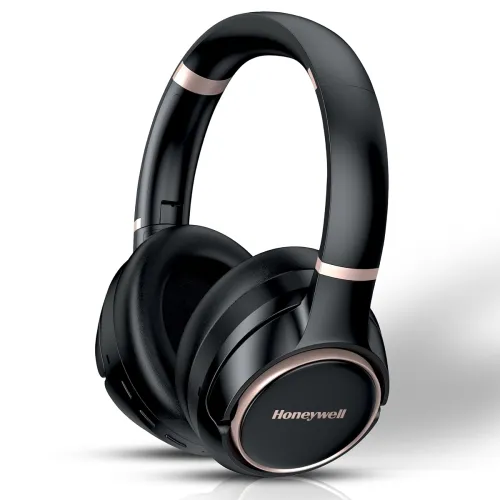 Image of Honeywell Trueno U20 Bluetooth v5.4 Over-Ear Headphones with Mic & ANC - 70H Playback