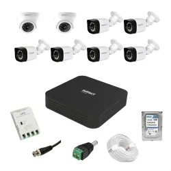Honeywell Impact 2MP CCTV Security Kit with 8 Channel DVR