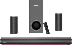 Honeywell Trueno U7000 500W 5.1 Channel Dolby Audio Soundbar - Black
