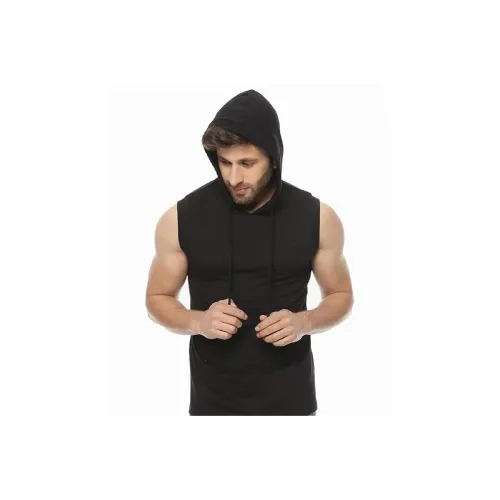 Image of Hoodie for Men Sleeveless Cotton Hoodie Sweatshirt