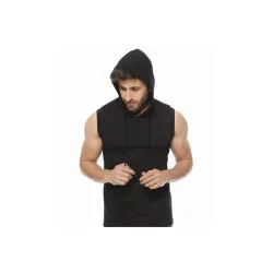 Hoodie for Men Sleeveless Cotton Hoodie Sweatshirt