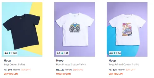 Image of Hoop Boys Tshirts Starting at ₹104